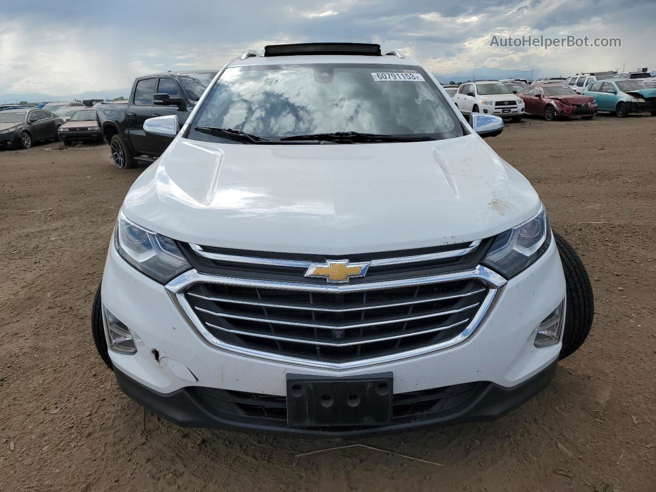 2020 Chevrolet Equinox Premier Белый vin: 3GNAXYEX8LS680562