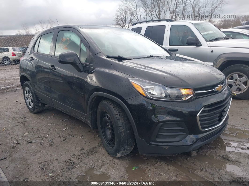 2019 Chevrolet Trax Ls Черный vin: 3GNCJKSB0KL132189