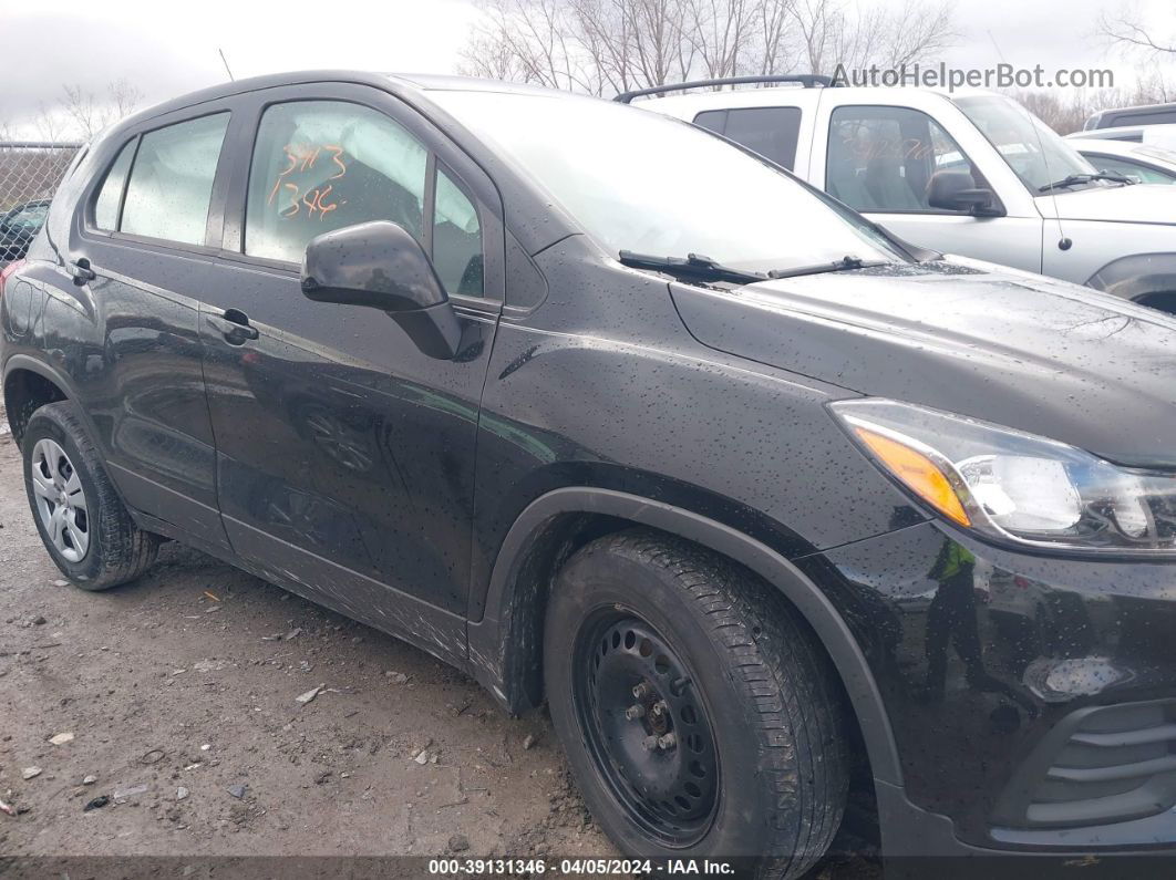 2019 Chevrolet Trax Ls Черный vin: 3GNCJKSB0KL132189