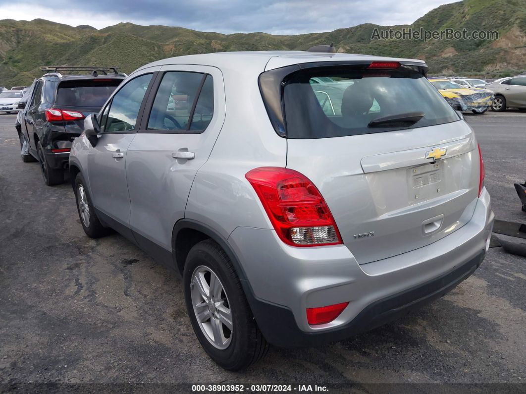 2019 Chevrolet Trax Ls Silver vin: 3GNCJKSB0KL317200