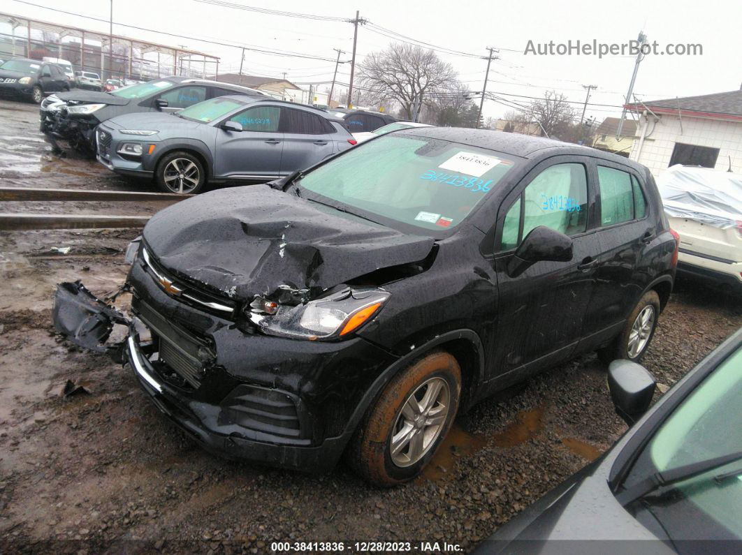 2019 Chevrolet Trax Ls Black vin: 3GNCJKSB0KL318086