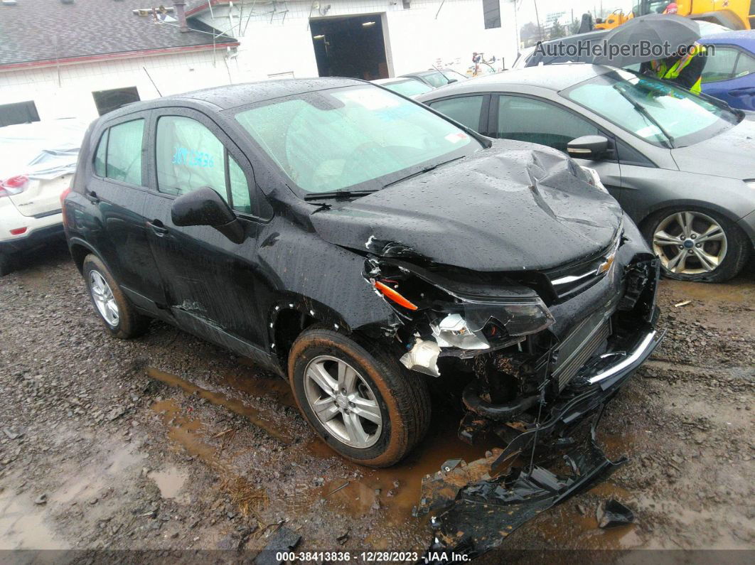 2019 Chevrolet Trax Ls Black vin: 3GNCJKSB0KL318086