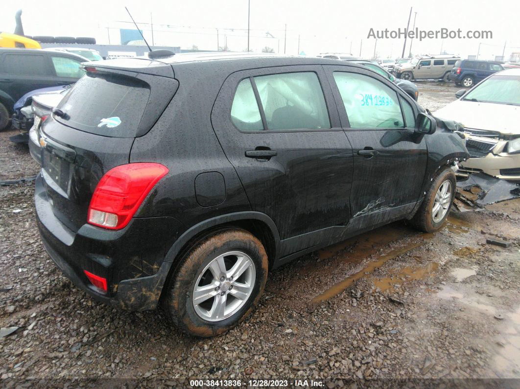 2019 Chevrolet Trax Ls Black vin: 3GNCJKSB0KL318086