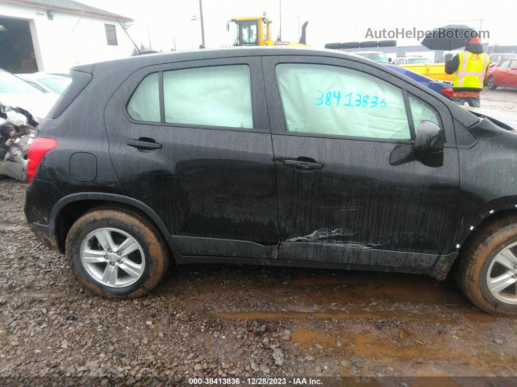 2019 Chevrolet Trax Ls Black vin: 3GNCJKSB0KL318086