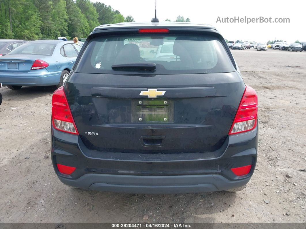 2019 Chevrolet Trax Ls Black vin: 3GNCJKSB0KL386727