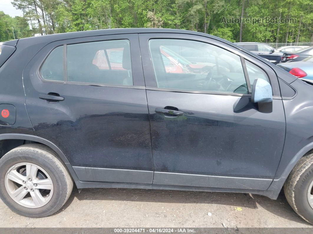 2019 Chevrolet Trax Ls Black vin: 3GNCJKSB0KL386727