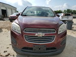 2016 Chevrolet Trax Ls Burgundy vin: 3GNCJKSB1GL124030