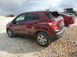 2016 Chevrolet Trax Ls Burgundy vin: 3GNCJKSB1GL124030