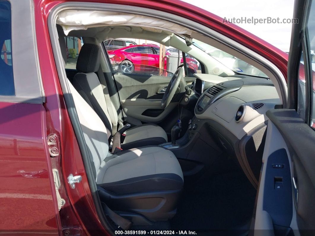 2016 Chevrolet Trax 1ls Maroon vin: 3GNCJKSB1GL275322