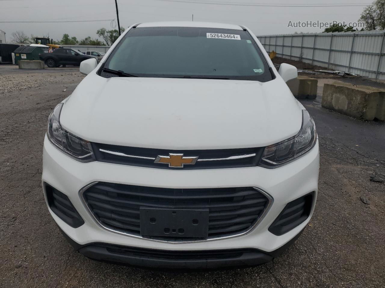 2019 Chevrolet Trax Ls Белый vin: 3GNCJKSB1KL137983