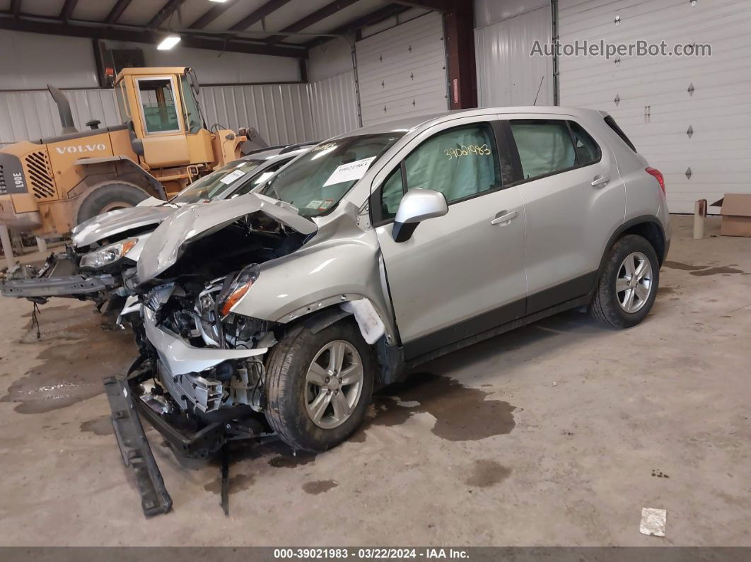 2019 Chevrolet Trax Ls Silver vin: 3GNCJKSB1KL364946