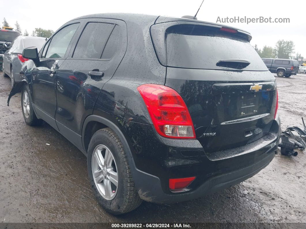 2019 Chevrolet Trax Ls Black vin: 3GNCJKSB1KL371881