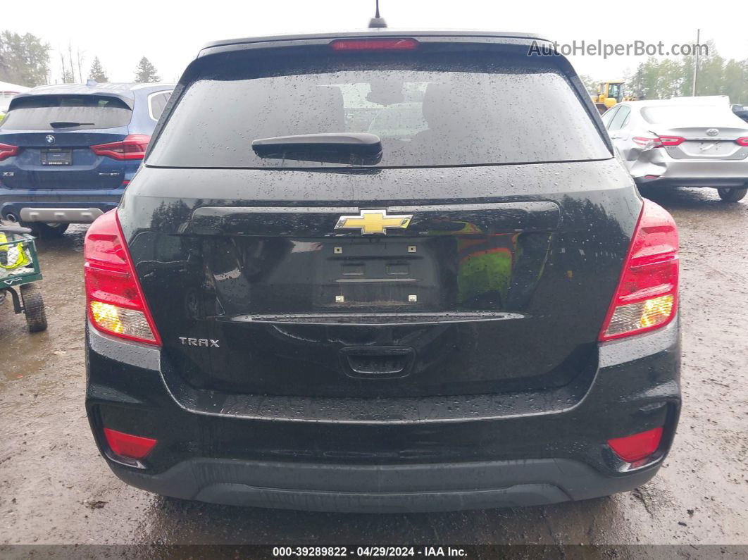 2019 Chevrolet Trax Ls Black vin: 3GNCJKSB1KL371881