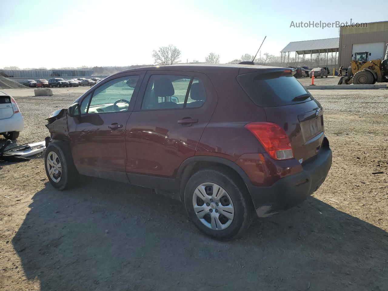 2016 Chevrolet Trax Ls Maroon vin: 3GNCJKSB3GL150998