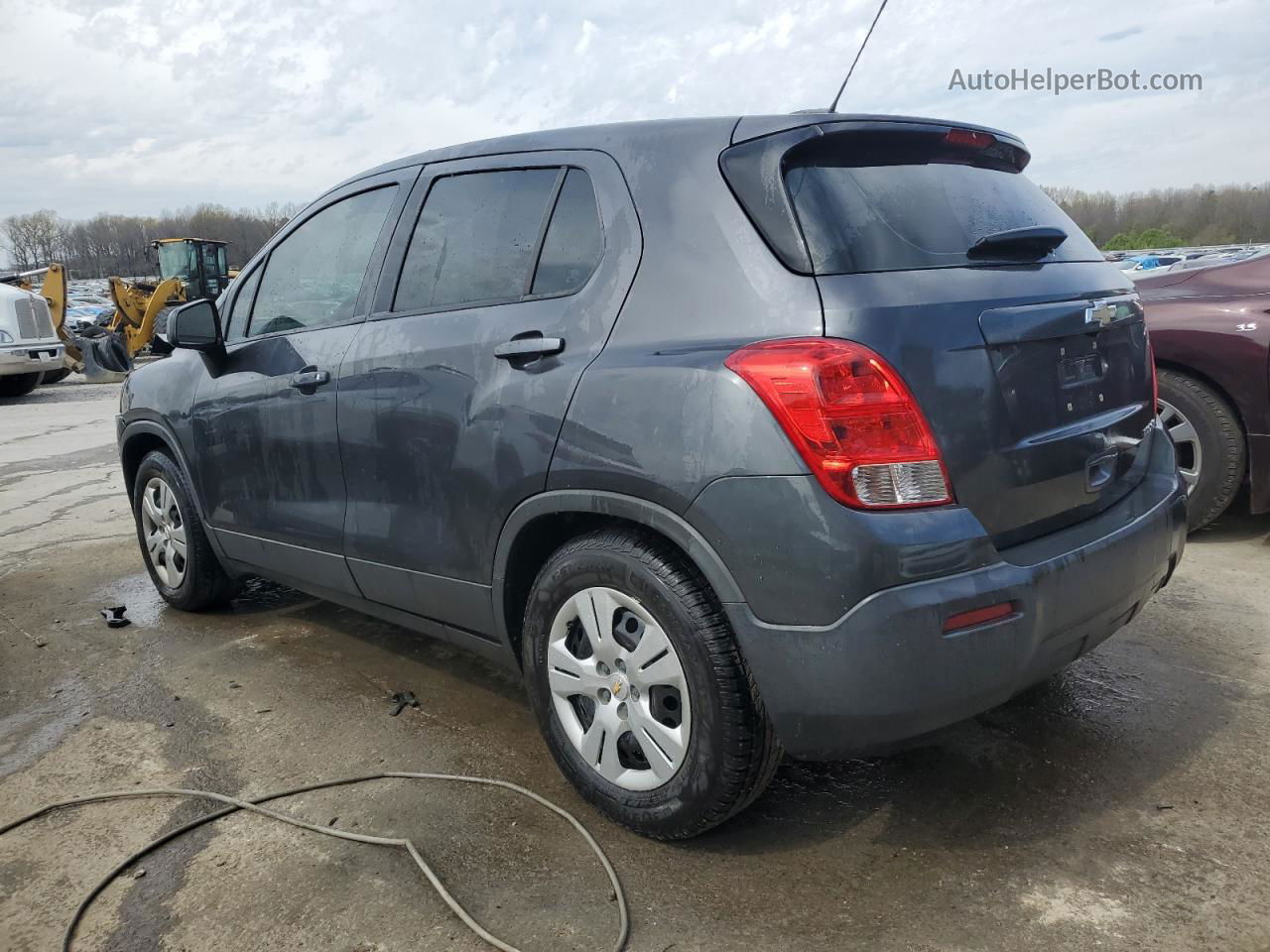 2016 Chevrolet Trax Ls Charcoal vin: 3GNCJKSB3GL237803