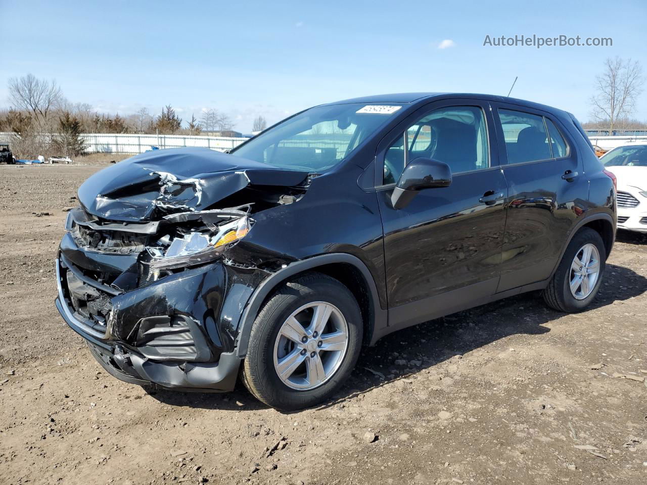 2019 Chevrolet Trax Ls Black vin: 3GNCJKSB3KL223196