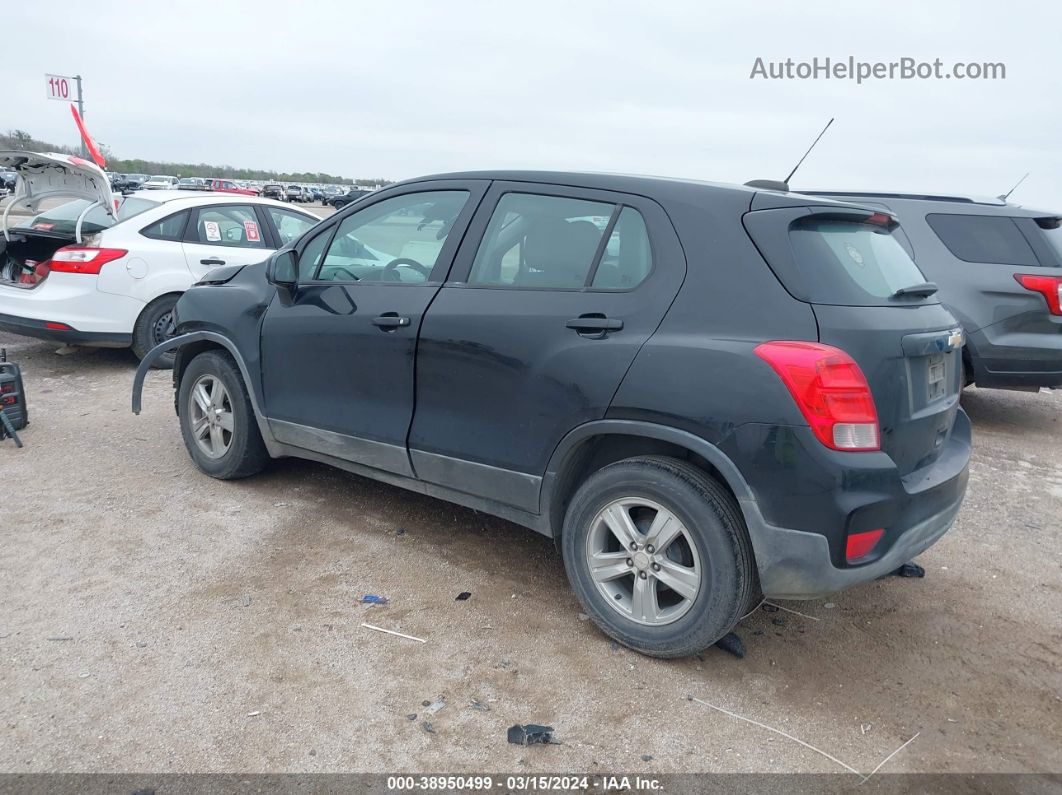 2019 Chevrolet Trax Ls Black vin: 3GNCJKSB3KL388083