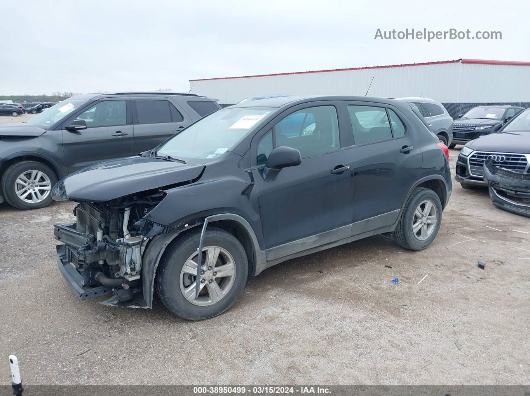 2019 Chevrolet Trax Ls Black vin: 3GNCJKSB3KL388083