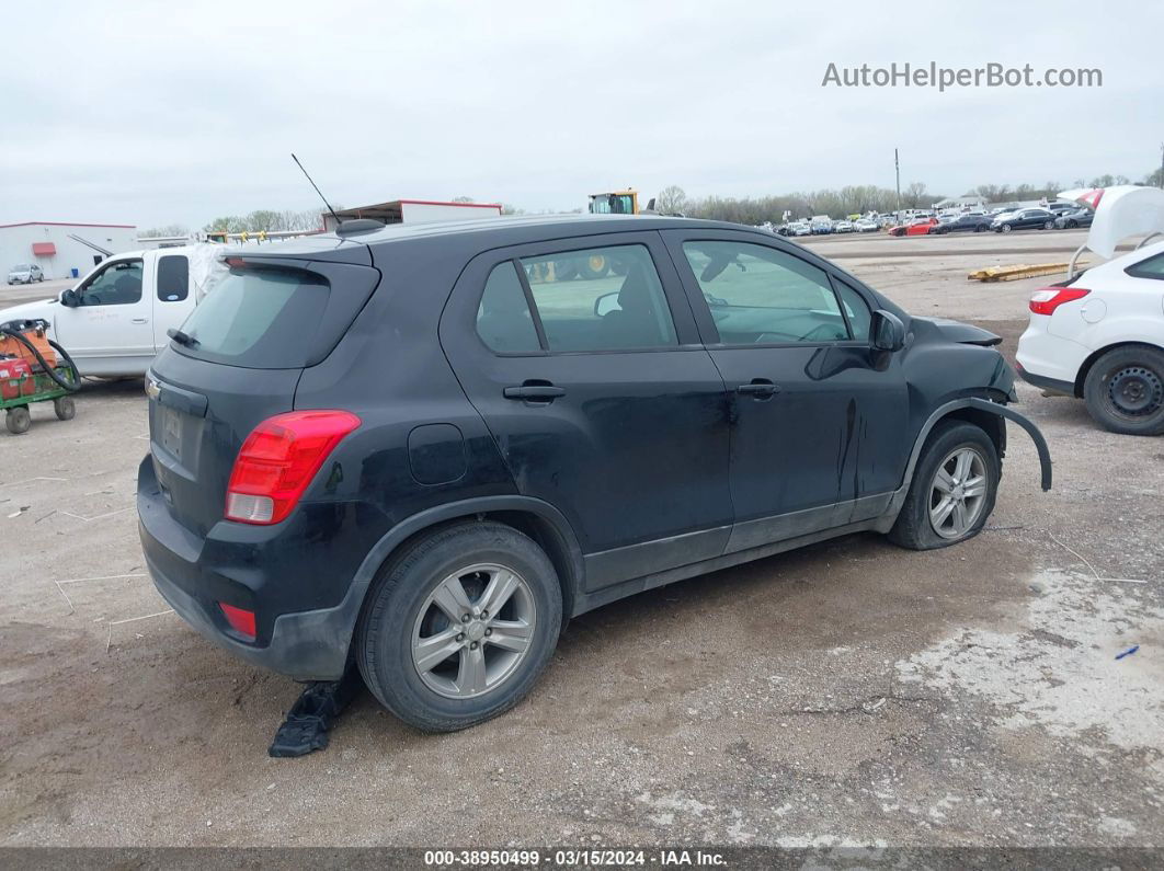 2019 Chevrolet Trax Ls Black vin: 3GNCJKSB3KL388083