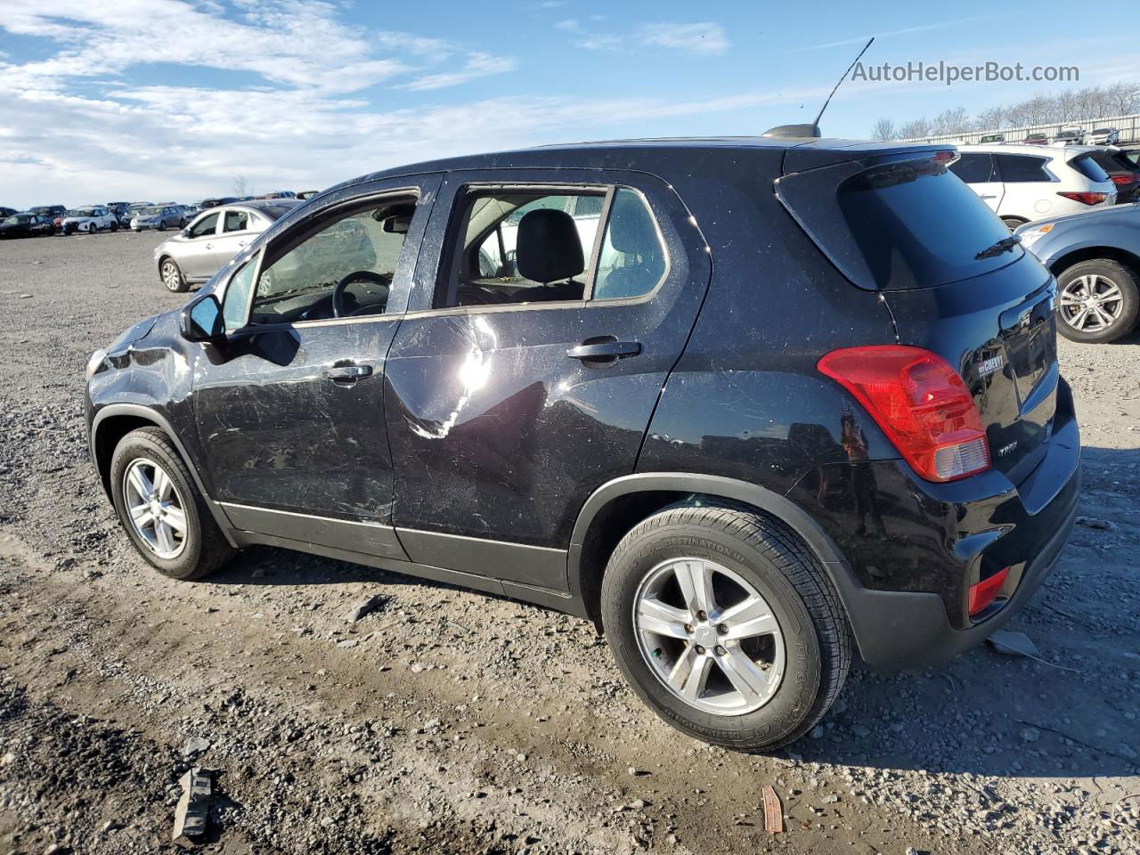 2019 Chevrolet Trax Ls Черный vin: 3GNCJKSB4KL382146