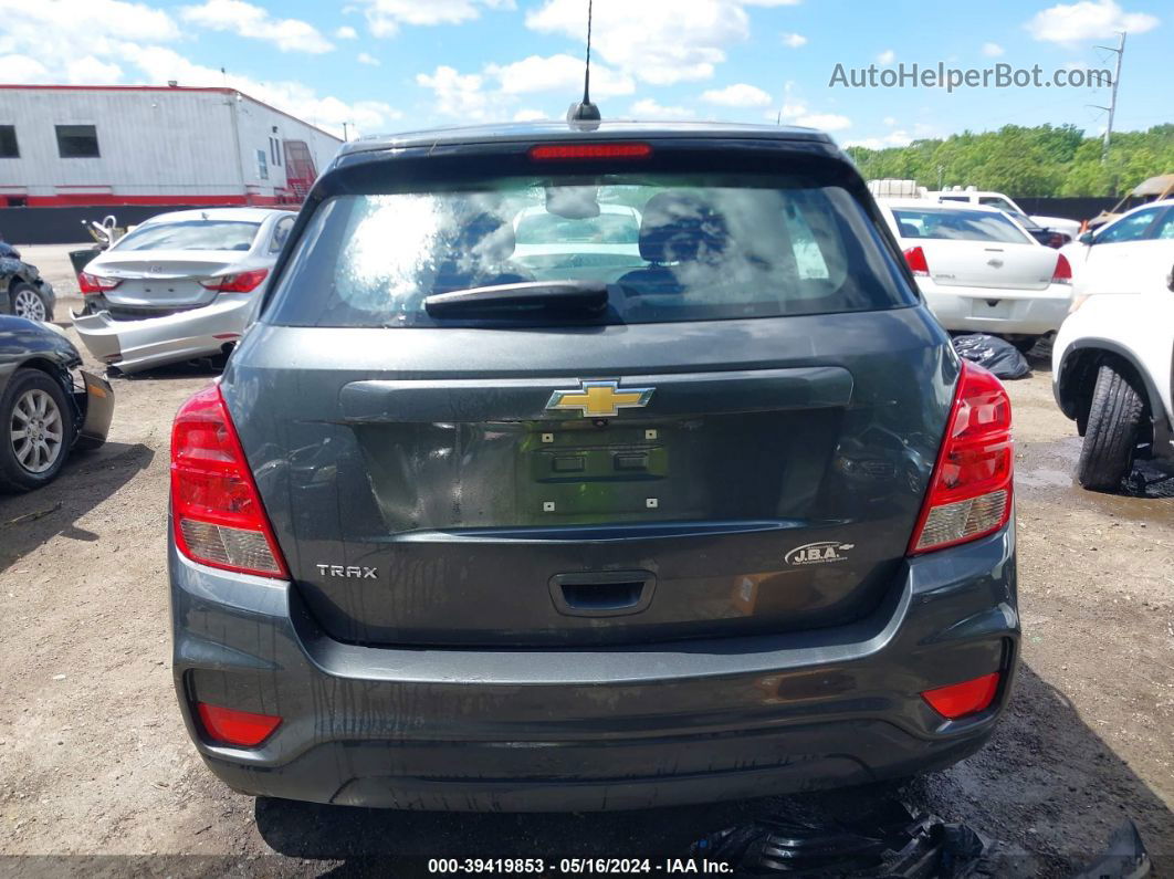 2019 Chevrolet Trax Ls Black vin: 3GNCJKSB4KL395463