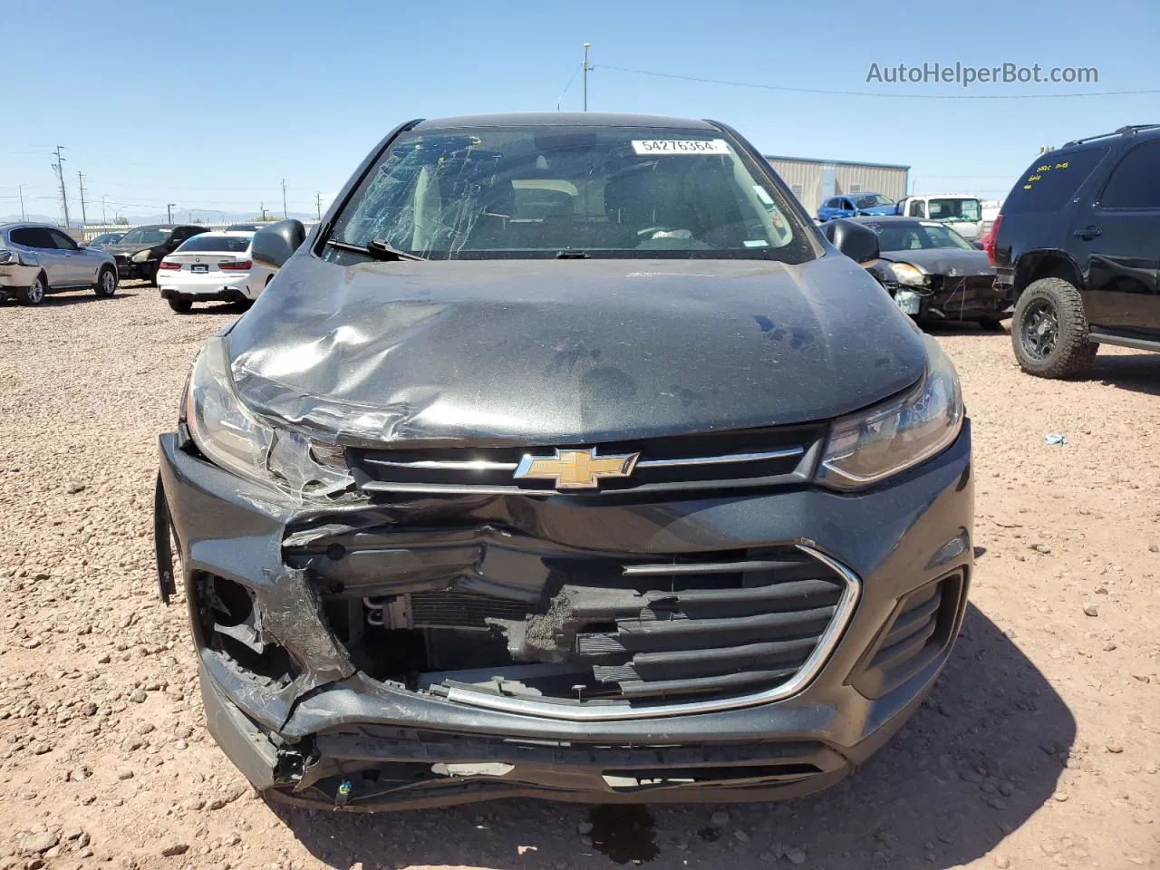 2019 Chevrolet Trax Ls Серый vin: 3GNCJKSB5KL132575