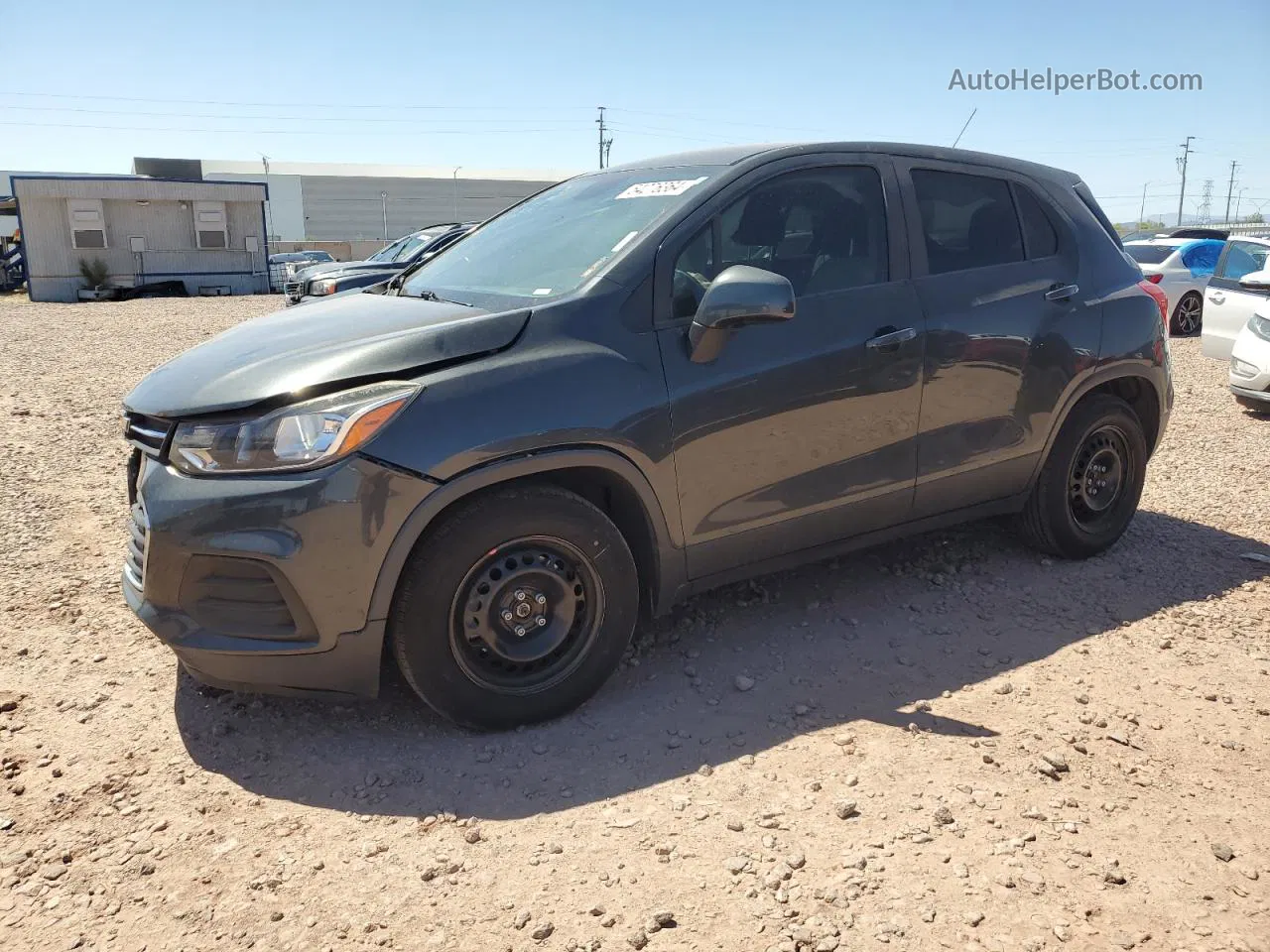 2019 Chevrolet Trax Ls Gray vin: 3GNCJKSB5KL132575