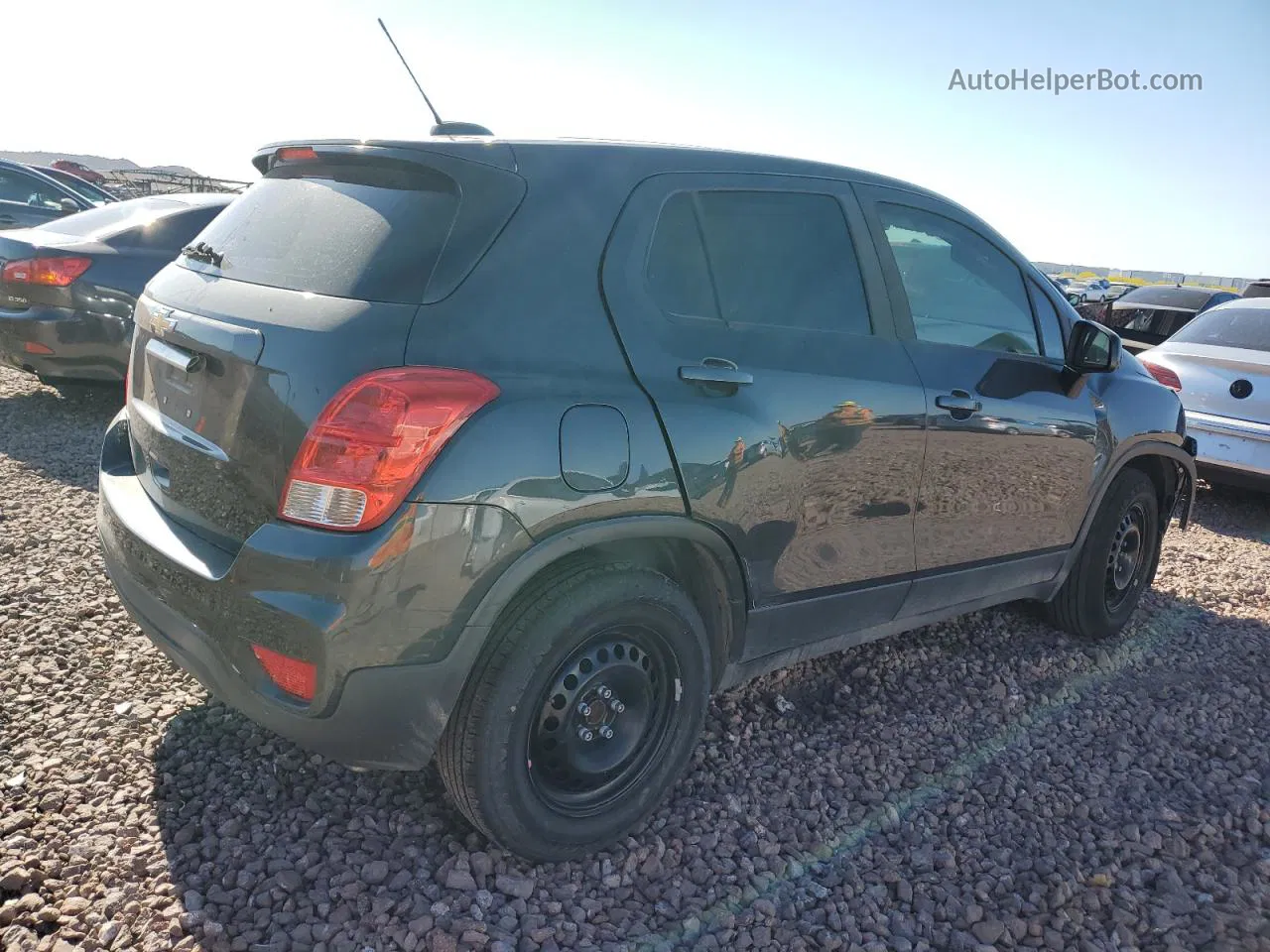 2019 Chevrolet Trax Ls Gray vin: 3GNCJKSB5KL132575