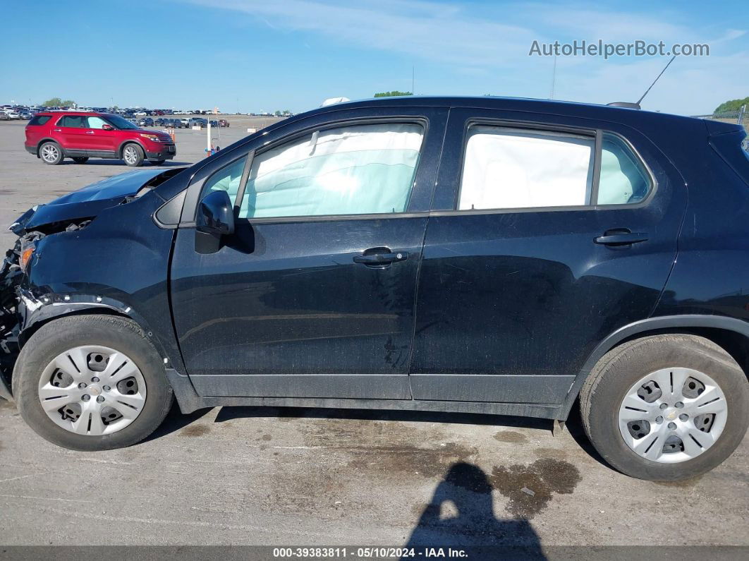 2019 Chevrolet Trax Ls Black vin: 3GNCJKSB6KL161177