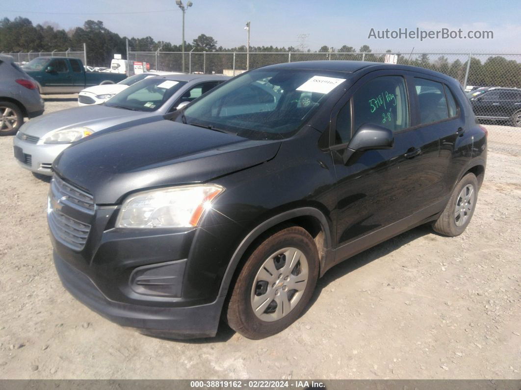 2016 Chevrolet Trax 1ls Gray vin: 3GNCJKSB7GL234838