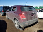 2016 Chevrolet Trax Ls Burgundy vin: 3GNCJKSB7GL253485