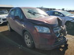 2016 Chevrolet Trax Ls Burgundy vin: 3GNCJKSB7GL253485