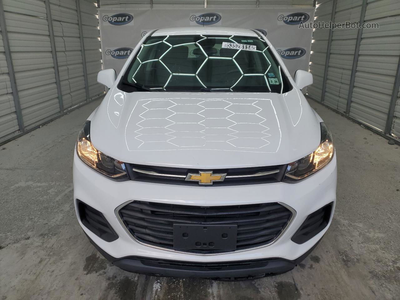 2019 Chevrolet Trax Ls Белый vin: 3GNCJKSB7KL234122