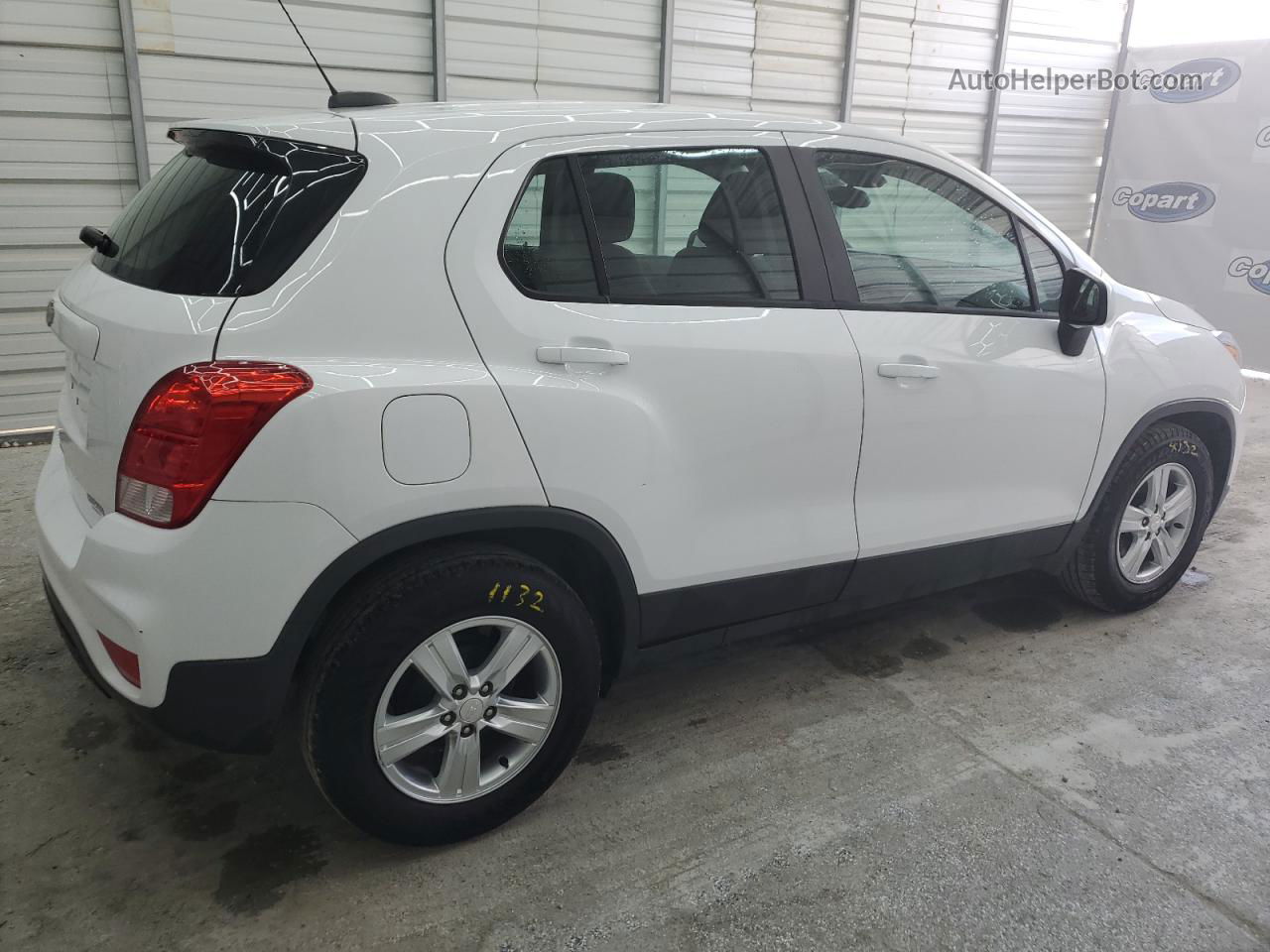 2019 Chevrolet Trax Ls Белый vin: 3GNCJKSB7KL234122