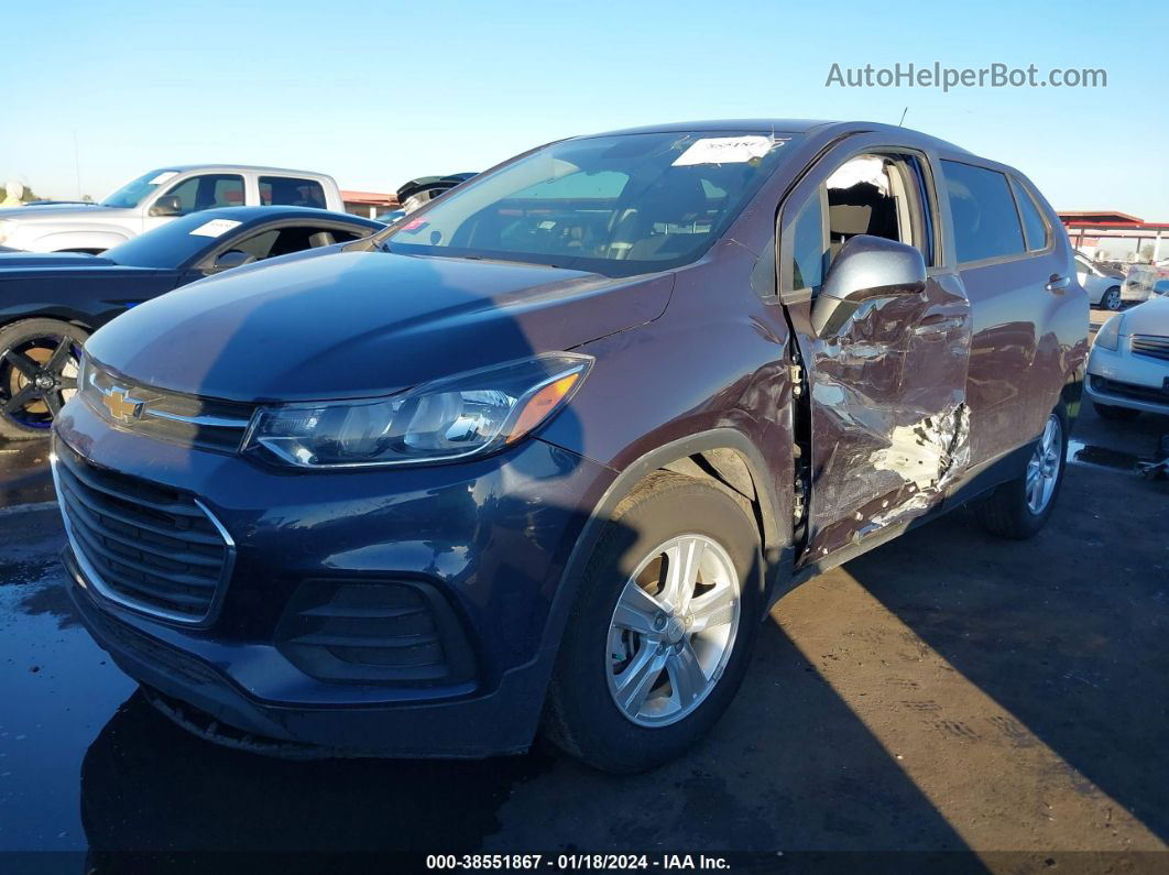 2019 Chevrolet Trax Ls Purple vin: 3GNCJKSB7KL238509