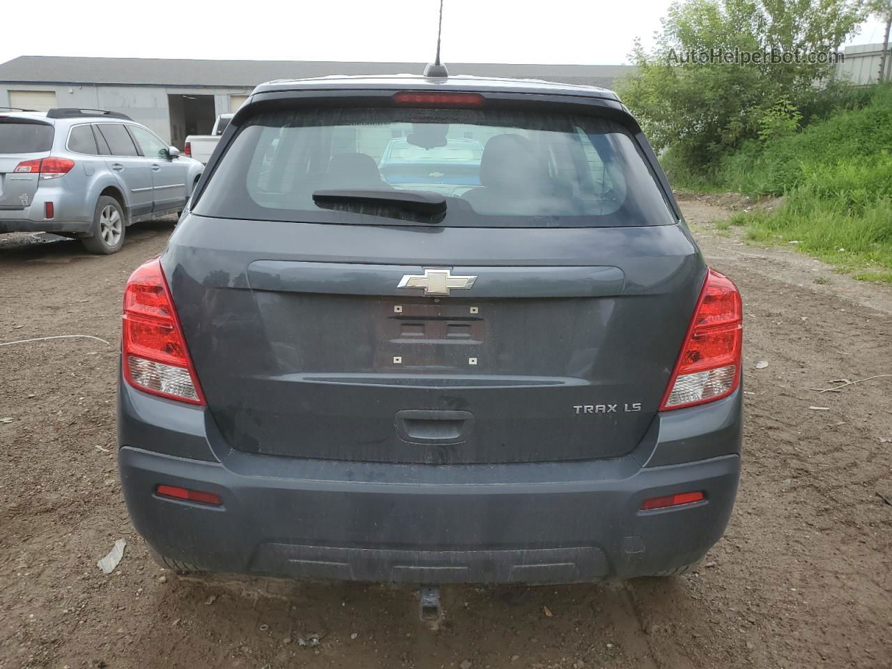 2016 Chevrolet Trax Ls Серый vin: 3GNCJKSB8GL154772