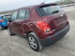 2016 Chevrolet Trax Ls Burgundy vin: 3GNCJKSB8GL248781