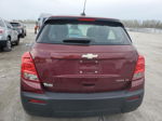 2016 Chevrolet Trax Ls Burgundy vin: 3GNCJKSB8GL248781