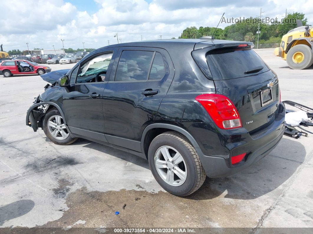 2019 Chevrolet Trax Ls Black vin: 3GNCJKSB8KL362837