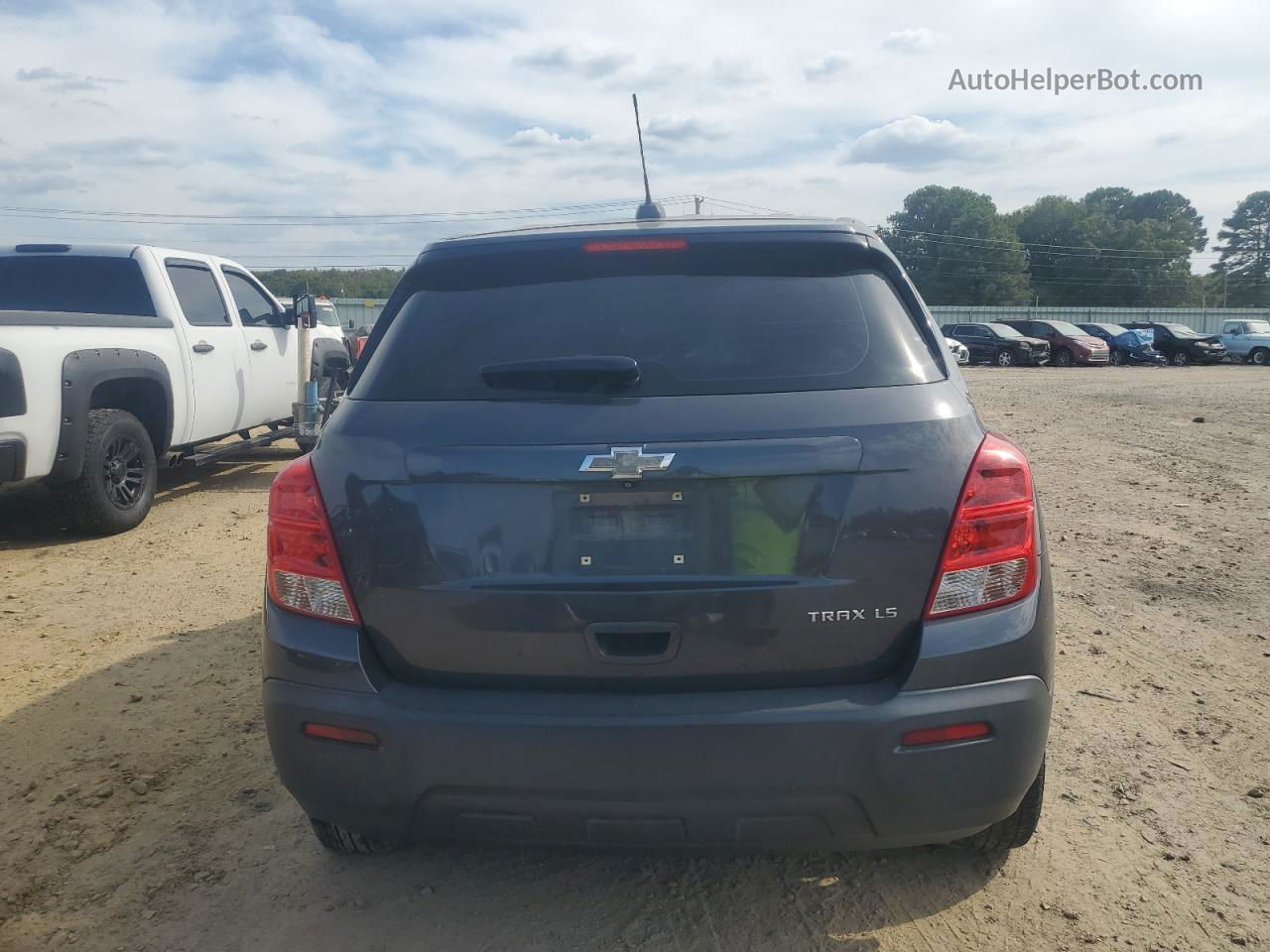 2016 Chevrolet Trax Ls Gray vin: 3GNCJKSB9GL132179