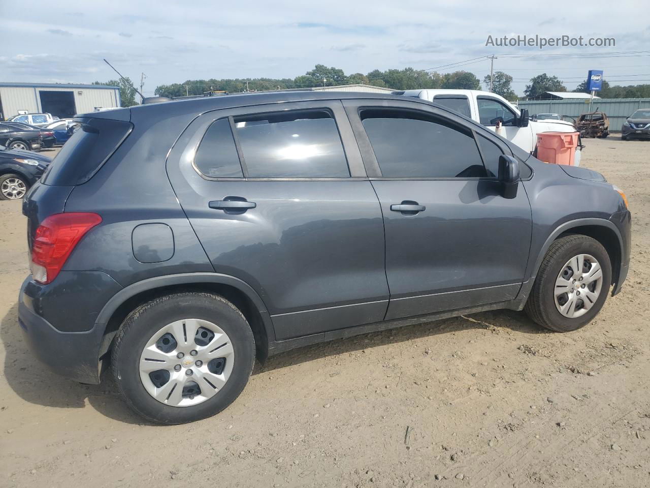 2016 Chevrolet Trax Ls Gray vin: 3GNCJKSB9GL132179