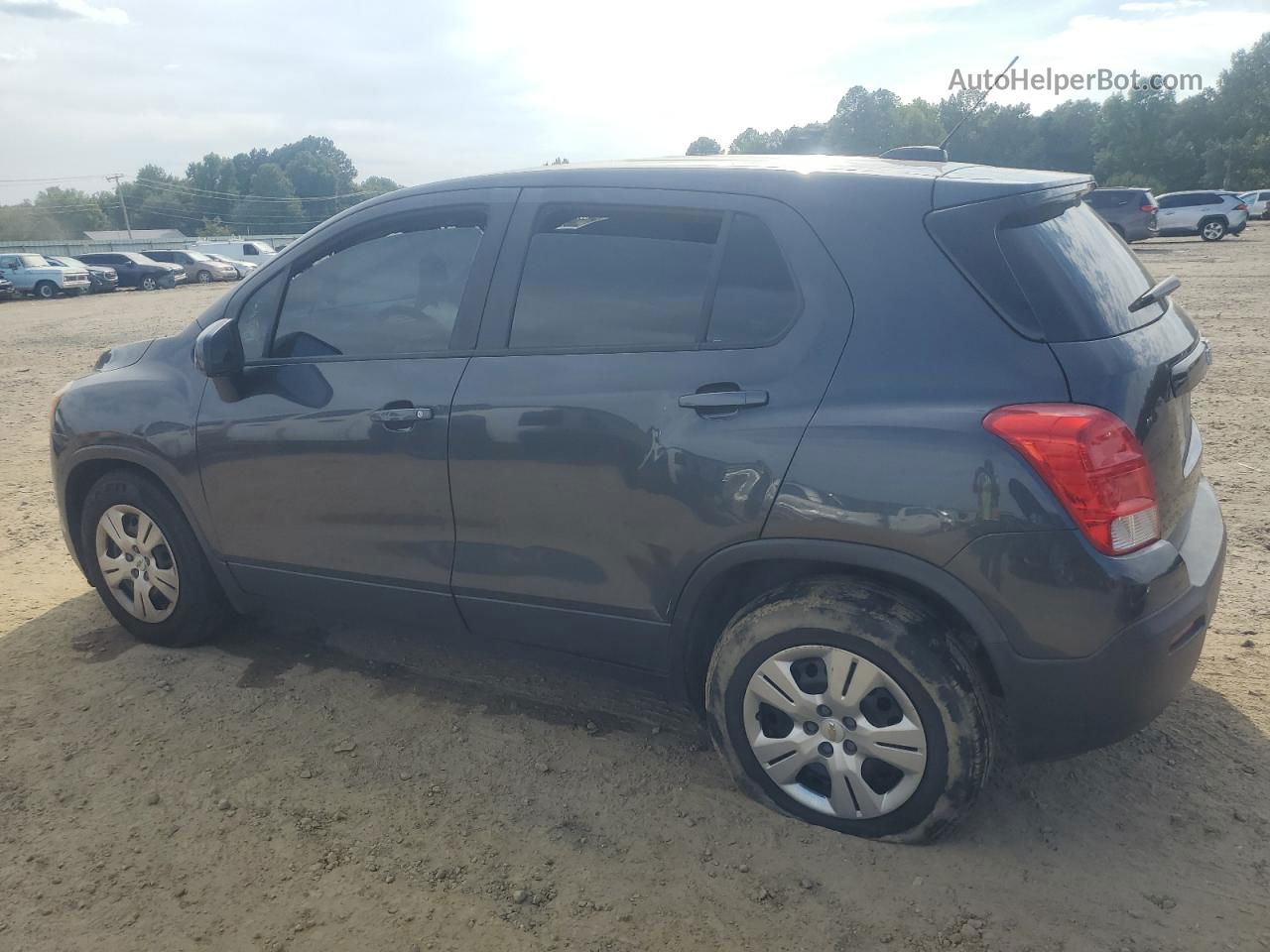 2016 Chevrolet Trax Ls Gray vin: 3GNCJKSB9GL132179