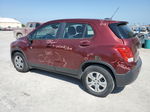 2016 Chevrolet Trax Ls Maroon vin: 3GNCJKSB9GL223937