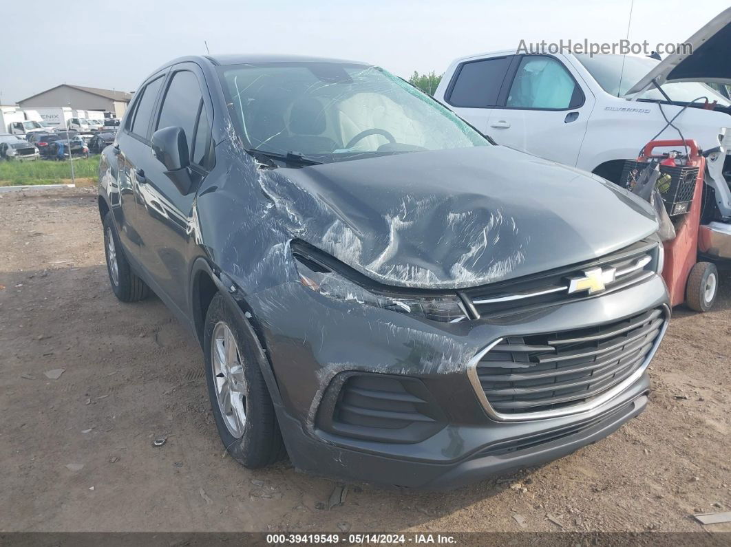 2019 Chevrolet Trax Ls Gray vin: 3GNCJKSB9KL326512