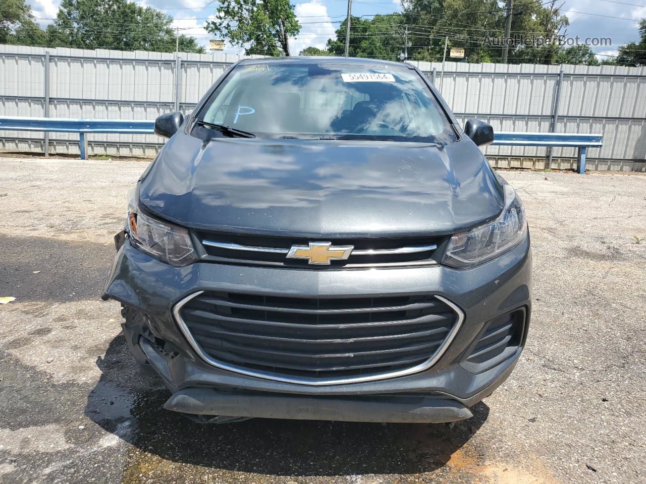 2019 Chevrolet Trax Ls Gray vin: 3GNCJKSB9KL381347