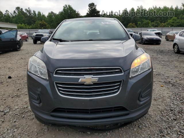 2016 Chevrolet Trax Ls Gray vin: 3GNCJKSBXGL245557