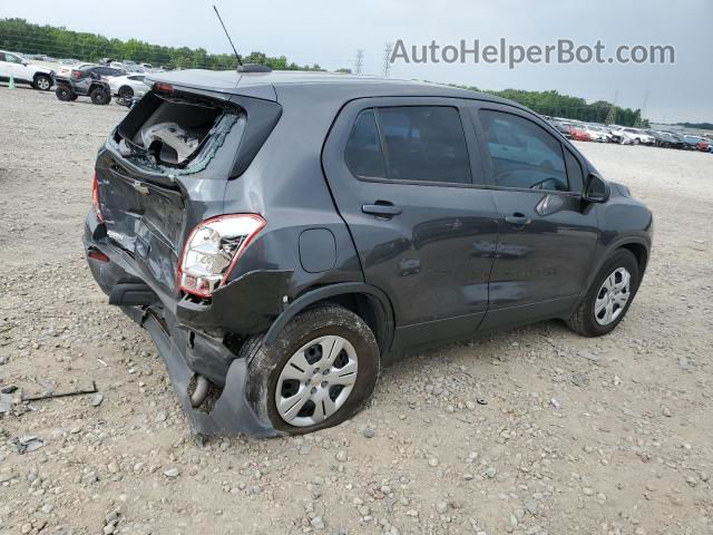 2016 Chevrolet Trax Ls Gray vin: 3GNCJKSBXGL245557