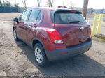 2016 Chevrolet Trax 1ls Темно-бордовый vin: 3GNCJKSBXGL275108