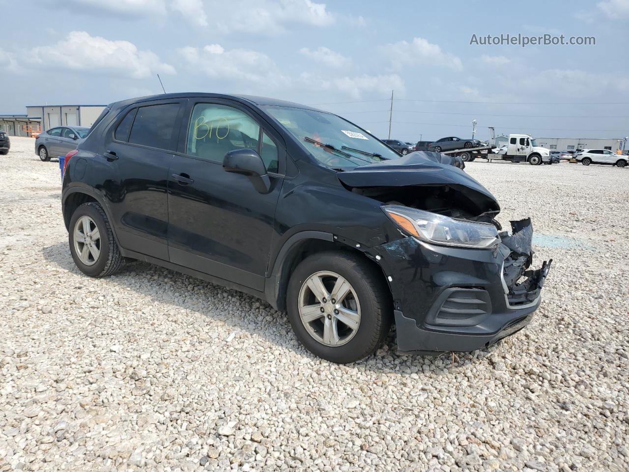 2019 Chevrolet Trax Ls Черный vin: 3GNCJKSBXKL208520