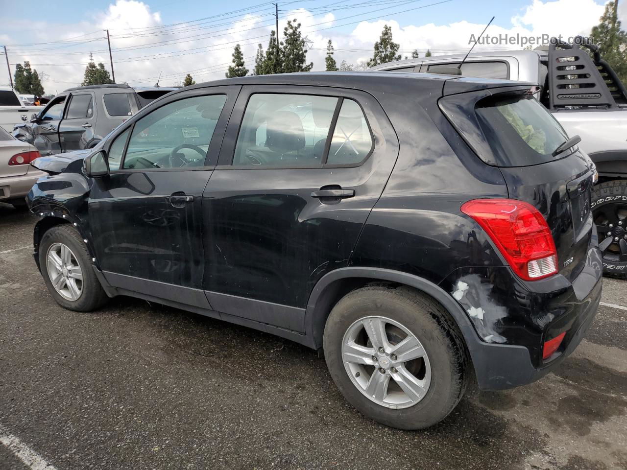 2019 Chevrolet Trax Ls Black vin: 3GNCJKSBXKL267468